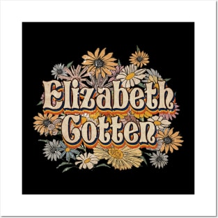 Personalized Cotten Name Birthday Elizabeth 70s 80s 90s Styles Posters and Art